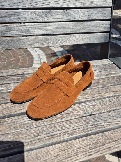 LOAFER BRISTOL - CAMOSCIO SFODERATO